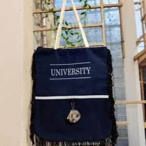 University Fringe Rope Tote