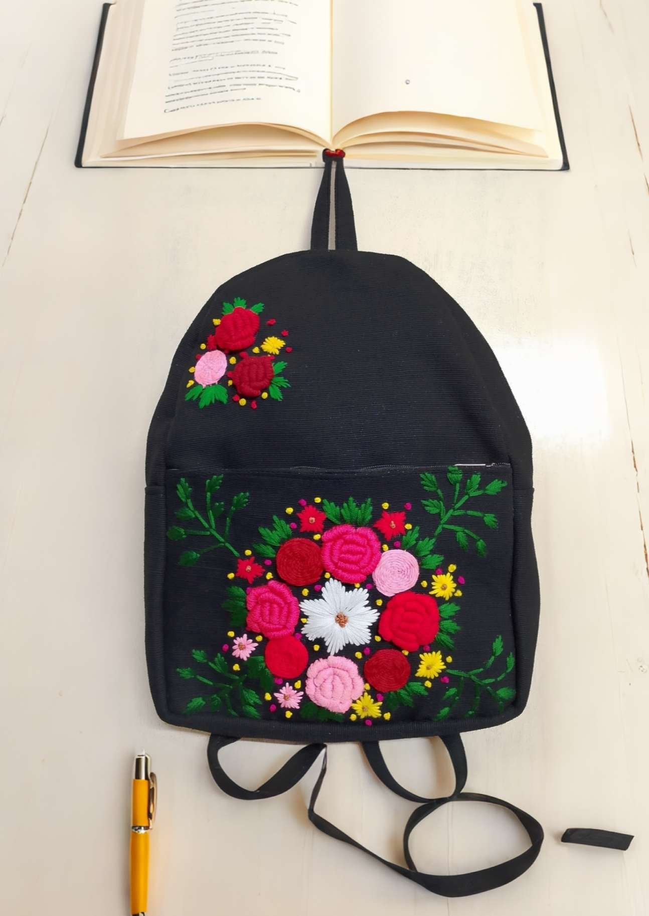 Jute handcraft school bag