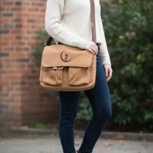 Canvas corsbodi bag