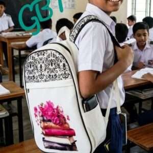 Jute back bag
