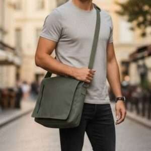 Canvas corsbodi bag