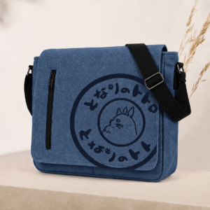 Denim Messenger Bag